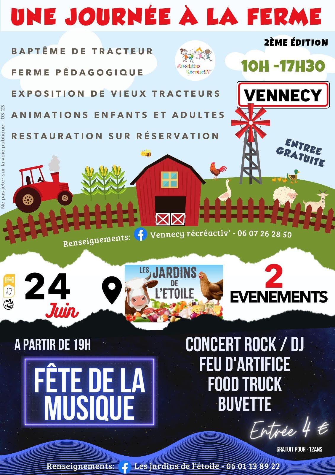 Affiche - Une Journée à la ferme