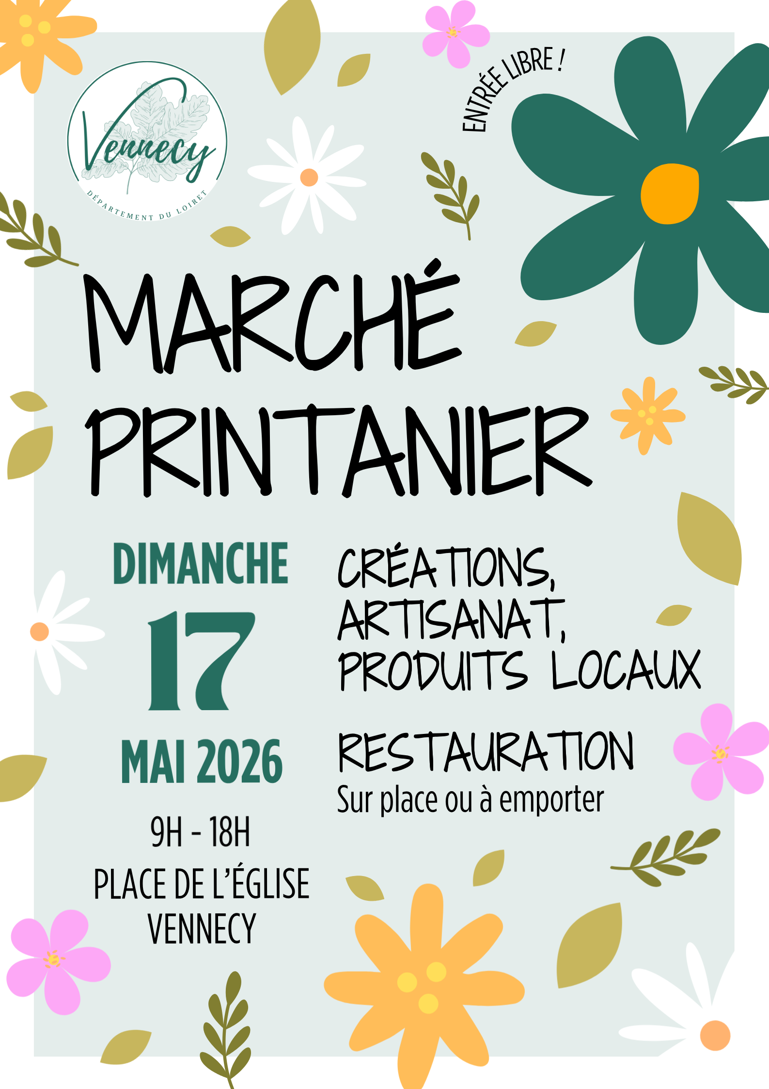 Marché printanier 2026