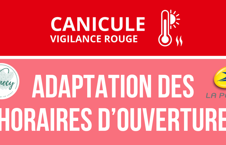 Canicule Rouge - Adaptation horaires
