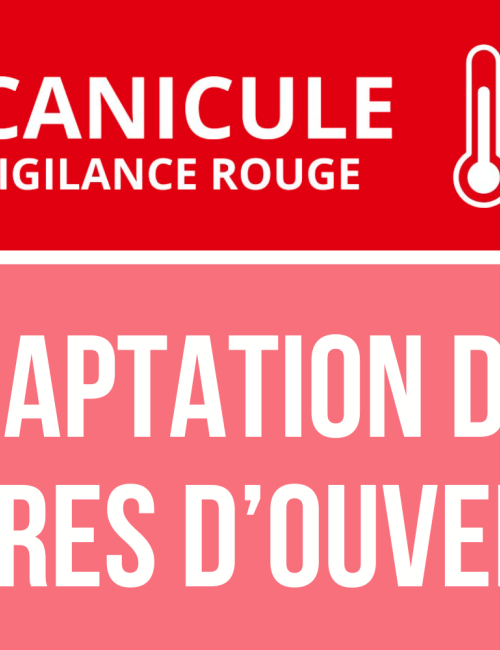 Canicule Rouge - Adaptation horaires