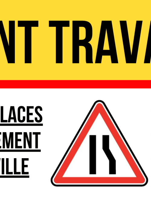 Point travaux : places rue de Neuville