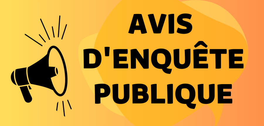 Avis d'enquête publique
