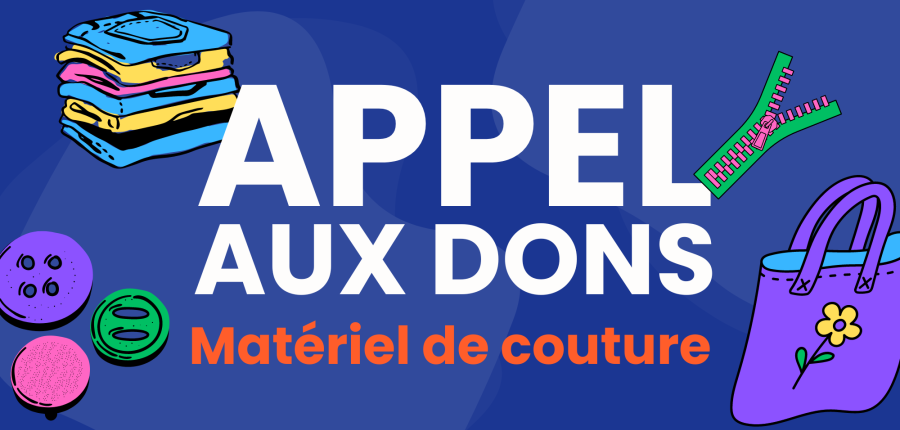 Appel aux dons : Matériel de couture