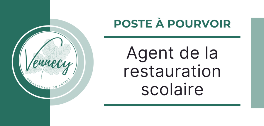 Poste à pourvoir - Agent de la restauration scolaire