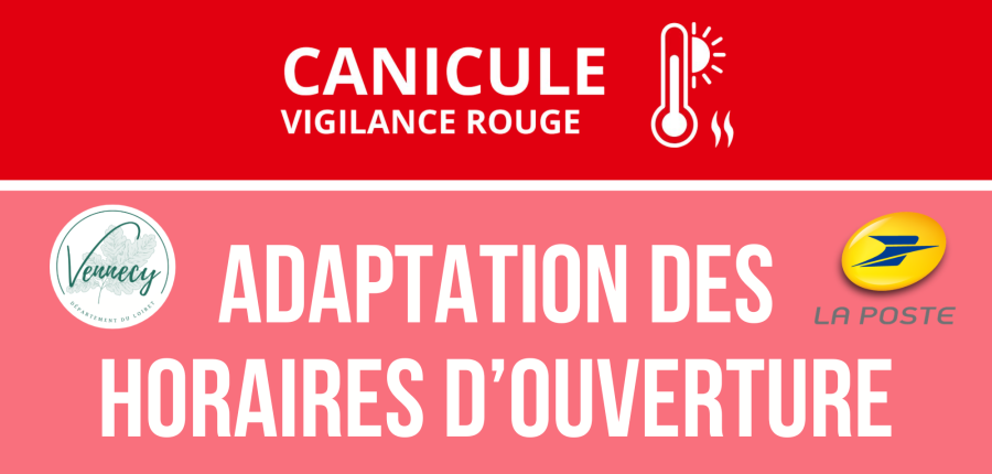 Canicule Rouge - Adaptation horaires