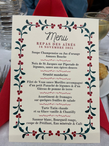 Repas des aînés